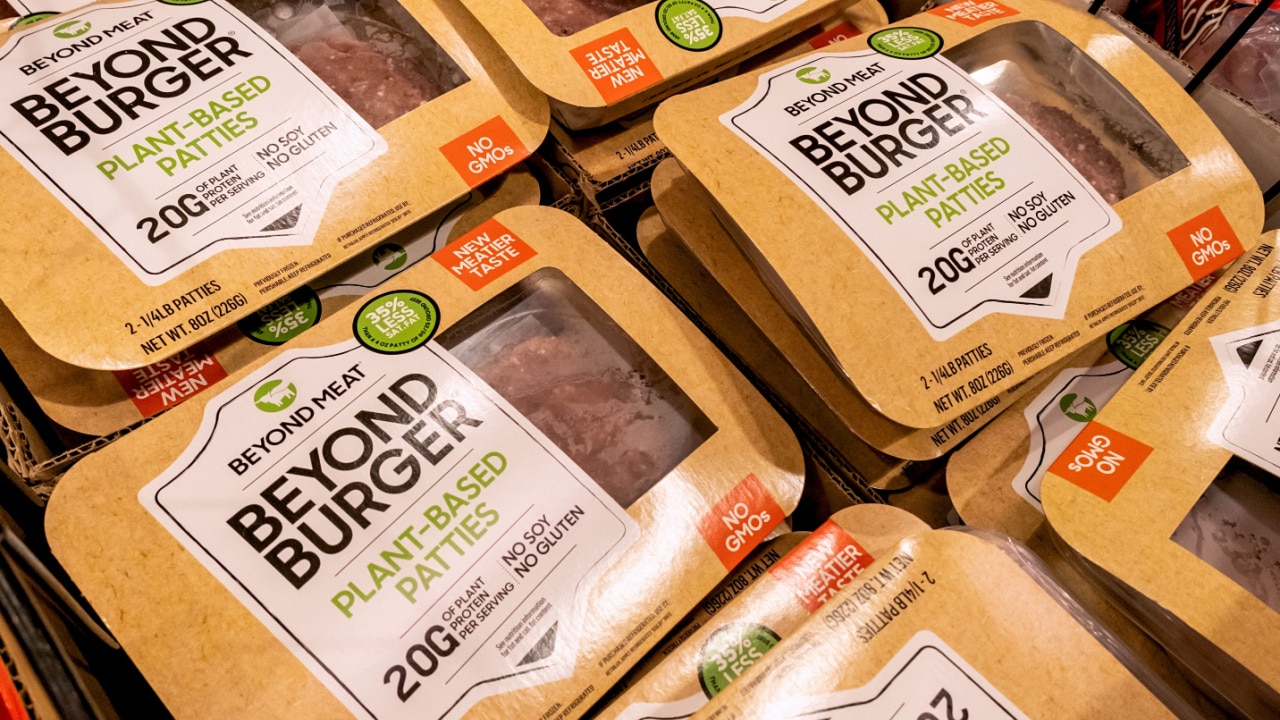 Packages of Beyond Burger